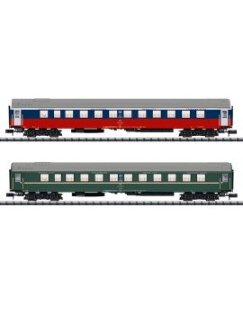 Set of 2 RZD WLABm sleeping cocahes era V/VI