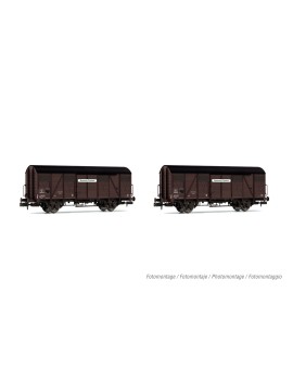 Set de 2 wagons couverts SNCF Kv Provence Express époque III