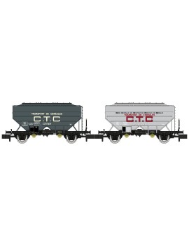 Set de 2 céréaliers Richard SNCF CTC-COTRAM et CTC-UNCAC