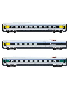 Set of 3 FS complementary carriages Cisalpino