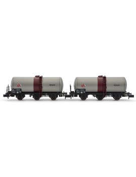 Set of 2 SNCF 3 axles tank...