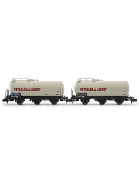 Set of 2 SNCF 3 axles tank...