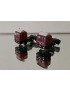 Set of 2 MAN F90 SZM truks in red