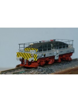 SNCF snow plug wagon Flanger 80 type Clermont Ferrand shed.