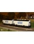 Set of 2 Ics/Is Standard wagons STEF