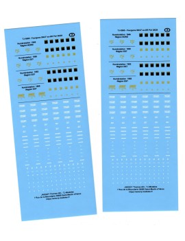 Sheets for SNCF ex-DR...