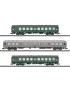 Set of 3 DB carriages era IVa