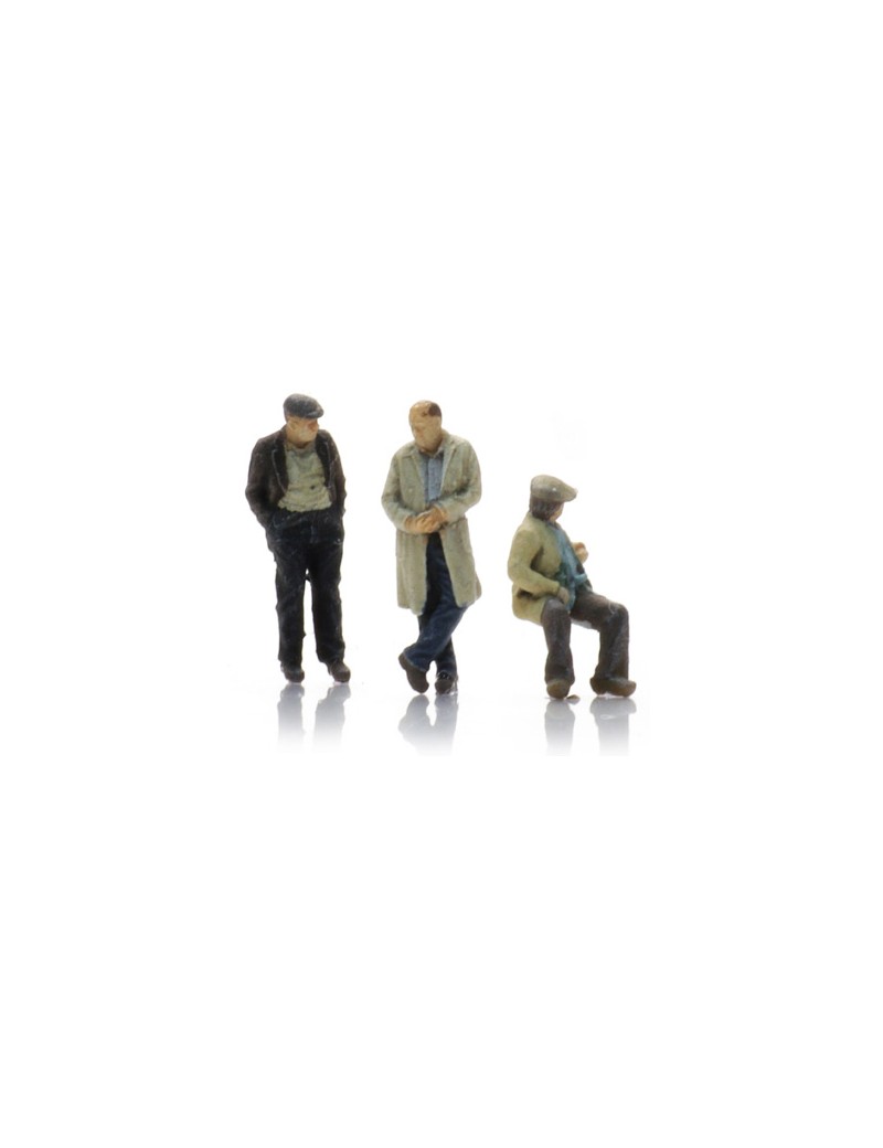 Set of 3 loitering men