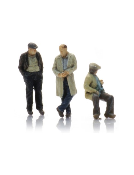 Set of 3 loitering men