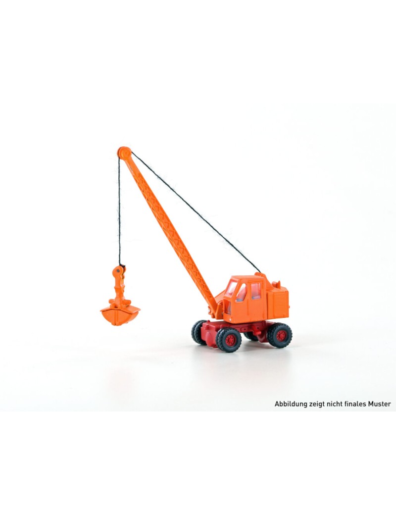 Excavatrice Fuchs F 301 orange et rouge