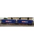 Wagon double porte-container Sggmrss 80 CGA-CGM