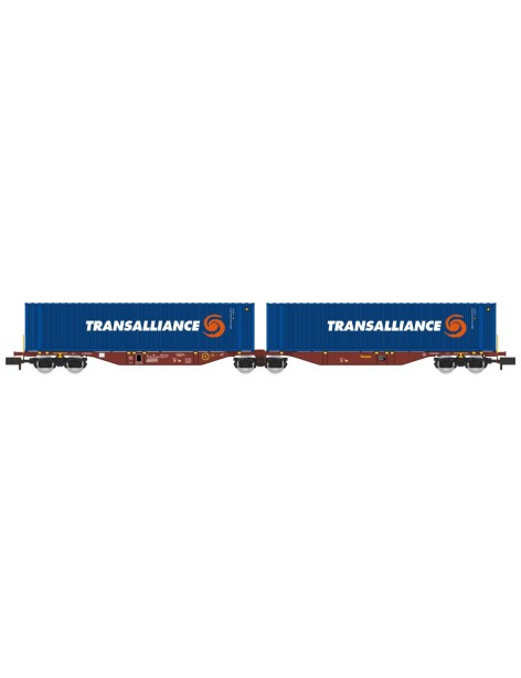 TOUAX Sggmrss 90 wagon + 2 containers 45' TRANSALLIANCE