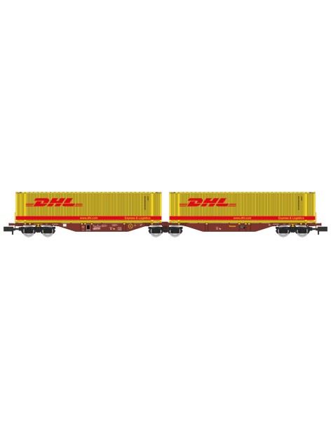 TOUAX Sggmrss 90 wagon + 2 containers 45' DHL