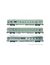 Set 3 voitures SNCF Mistral 69 inox TEE Mistral