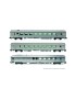 Set of 3 SNCF Mistral 69 carriages TEE Mistral