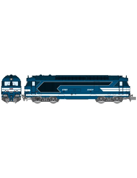 SNCF BB 67371 locomotive diesel blue era IV/V digital sound