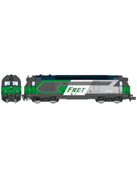 SNCF BB 67539 locomotive Fret era V/VI