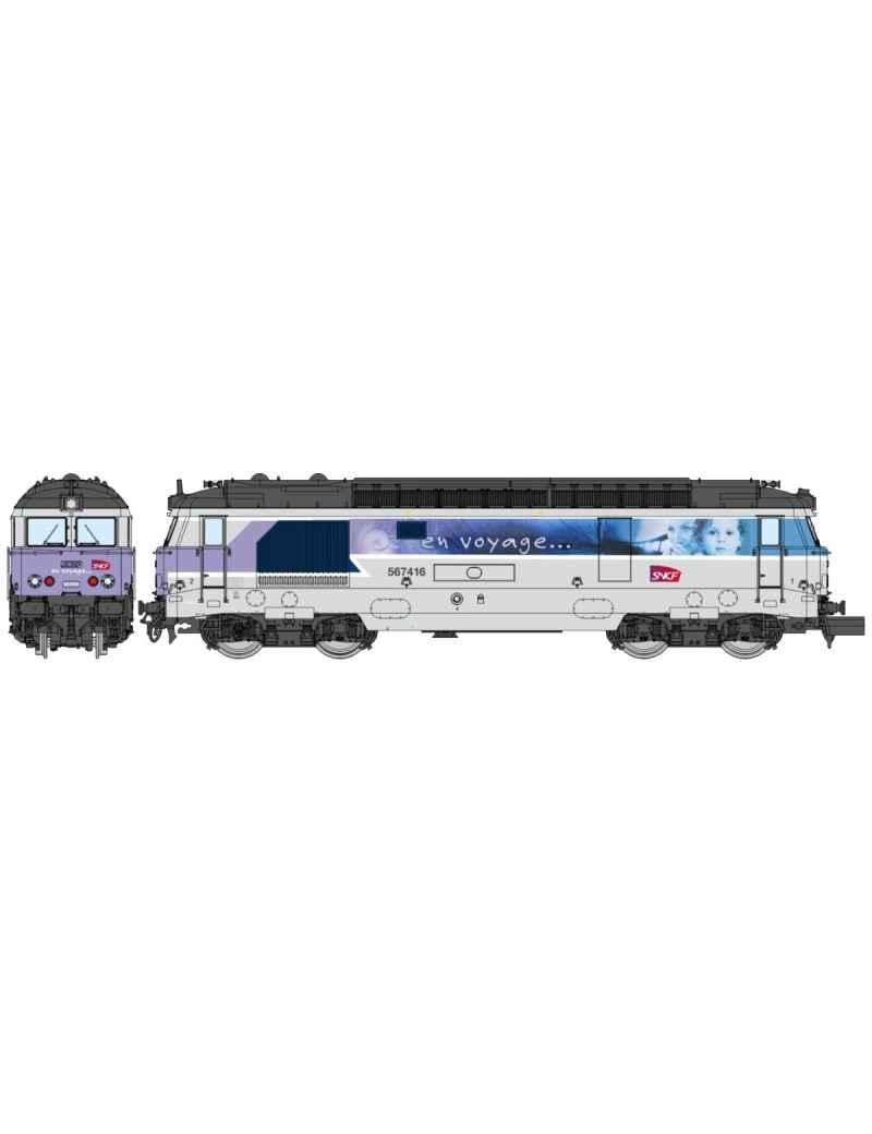 SNCF BB 67416 locomotive En Voyage era VI digital sound