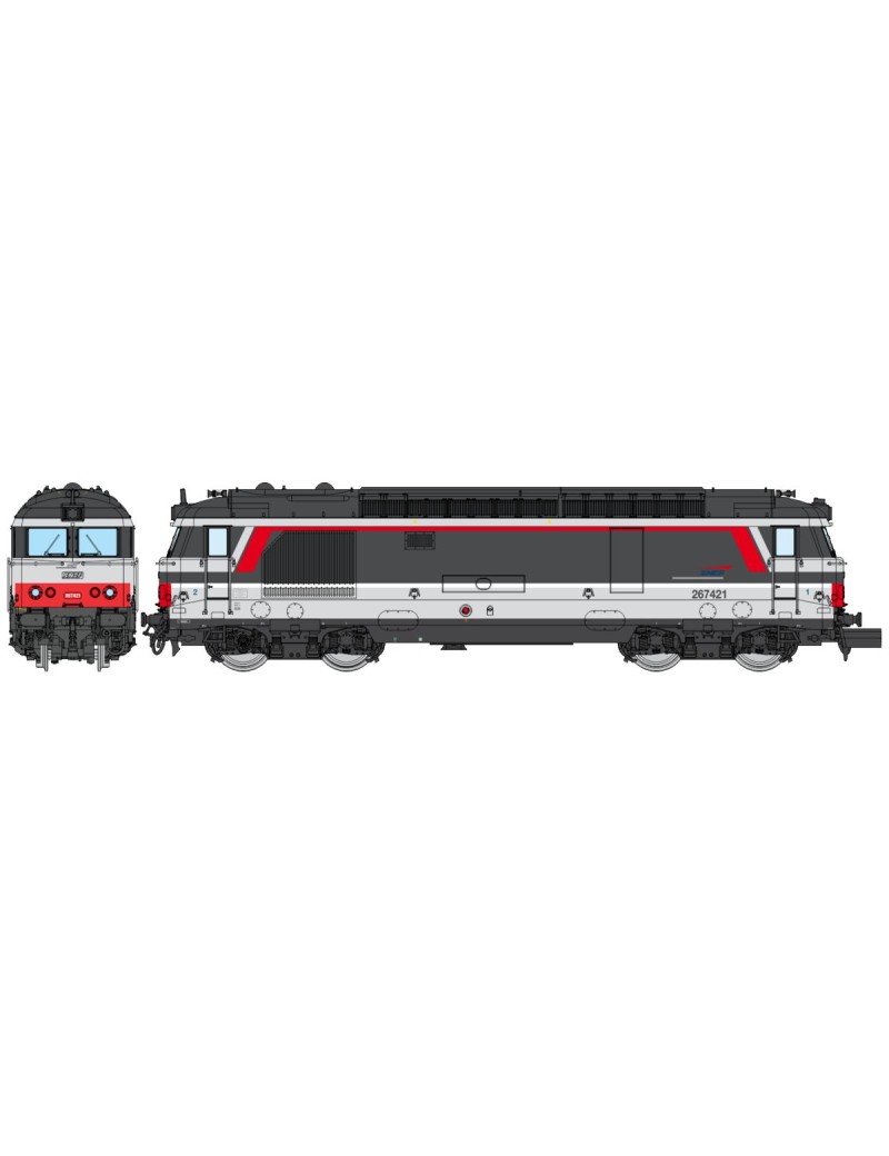 SNCF BB 67421 locomotive Multiservice era V/VI digital sound