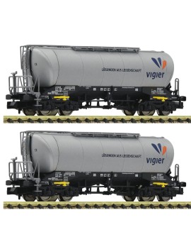 Set of 2 silo-wagons Vigier...