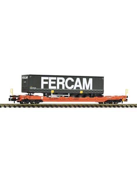 WASCOSA T5 pocket wagon with Fercam semi-trailer