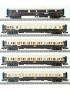 Set of 5 CIWL "Ostend-Wien" coaches