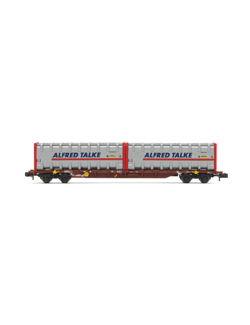 FS Sgnss flat wagon + ALFRED TALKE bulk containers