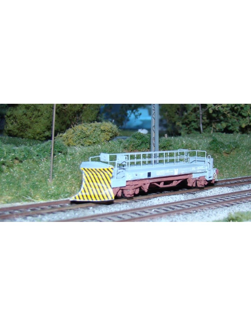 SNCF snow plug wagon Nevers type