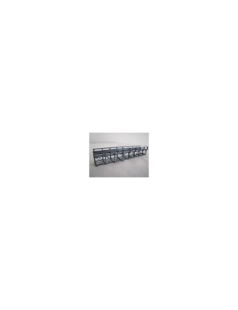 Single track inferior deck metal bridge 15 cm