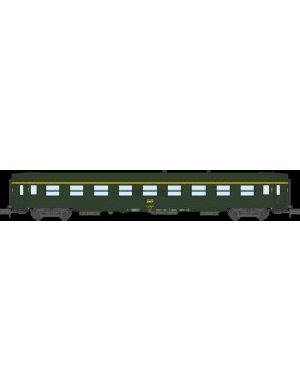 Set de 2 voitures UIC B10 et A9 SNCF époque IIIc