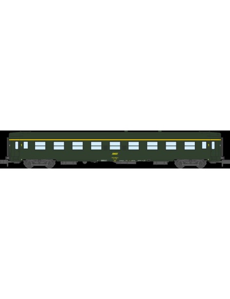 Set de 2 voitures UIC B10 et A9 SNCF époque IIIc