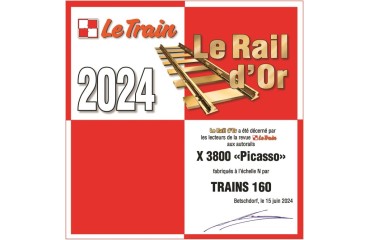 Model of the year and Rail d'Or for our range of X 3800 railcars